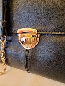 Black Leather Crossbody Purse