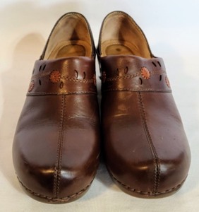 Dansko Brown Leather Clogs