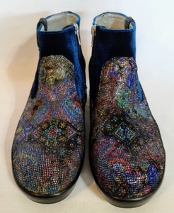 Alegria Colorful Print Boots