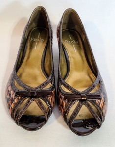 Linea Paolo Snakeskin Print Heels