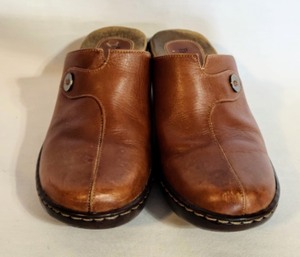 Bjorndal Brown Leather Clogs