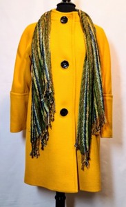 Talbots Yellow Wool Blend Coat