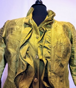 Classiques Entier Green Ruched Blouse