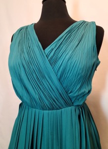 Talbots Teal Silk Dress