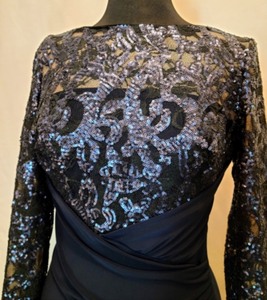 Ralph Lauren Navy Lace Dress