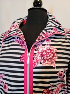 Chicos Light Weight Floral Jacket