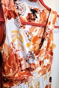 Pair Of Soma Full Length Colorful Dresses With Matching Jackets