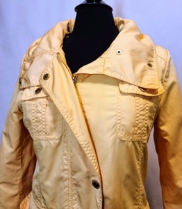 Ellen Tracy Yellow Belted Raincoat