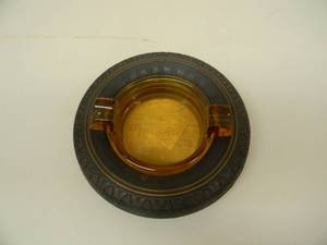 lot 25 image: VINTAGE FIRESTONE TIRE CENTURY OF PROGRESS, CHICAGO 1934  ADVERTISING ASHTRAY - NICE - SEE PICTURES