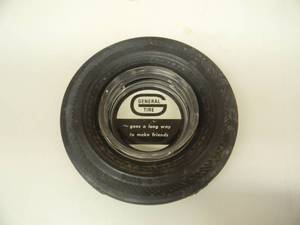 lot 26 image: VINTAGE GENERAL TIRE  ADVERTISING ASHTRAY - NICE - SEE PICTURES