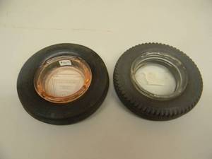 lot 89 image: VINTAGE PENNSYLVANIA TIRES ADVERTISING TIRE ASHTRAYS - NICE SET - SEE PICTURES