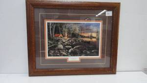 Framed Print Twilight Fire by Jim Hansel