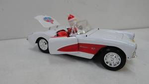 2- Amoco 1957 Corvette Convertible with Santa