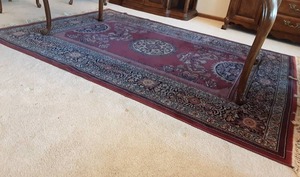 lot 4 image: Plush Large Area Rug By Kashimar Collection 92x66