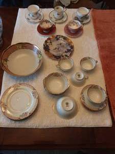 lot 11 image: Noritake Luncheon Set, Aynsley & Other China Cups & Saucers