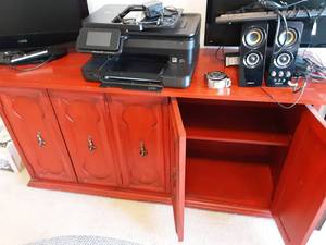 lot 38 image: 4-Door Console Table (Only)
