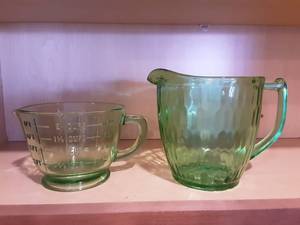 lot 48 image: Vintage Colored Glass