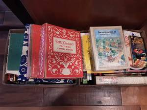 lot 106 image: 2-Boxes Of Cook Books