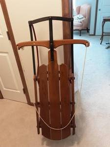 lot 107 image: Flexible Flyer Steel Runner Sled 48
