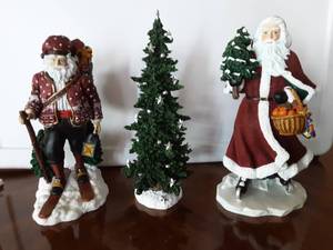 lot 152 image: Pipka Norwegian Julenisse, Glistening Tree, Santa On Ice