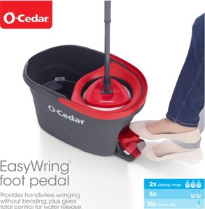lot 915 image: O-Cedar EasyWring Microfiber Spin Mop and Bucket System