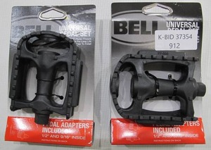 lot 912 image: 2-Pack Bell Kicks 350 Universal Bike Bicycle Pedal Kit