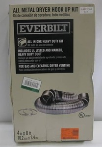 lot 917 image: Everbilt All Metal Dryer Hook Up Kit
