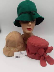 1920s Antique Childrens and Mom Hats (Valued  $150)