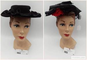 1930s40s Antique Hat Collection  (Valued $100)