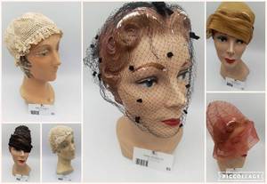 Antique Hats and Hand-Crocheted Night Caps (Valued $100)