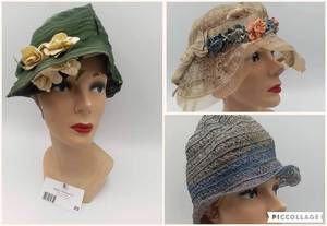 Antique 1920s Horse Hair Hats (Valued $100)