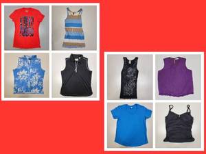 NEW 8 Women Tops (1) Medium Adidas Tee (1) X-Large Women District Tee (1) Large IZOD Tennis Top (1) Large Marika A-Shirt (1) X-Large Christopher Banks (1) Medium Apt.9 Top (1) Small Ep Pro Tennis Top NEW