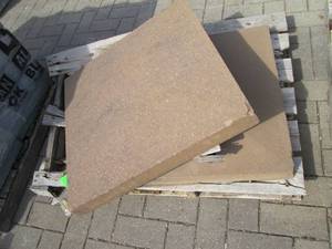 2  30 x 30 Brown pillar cap...