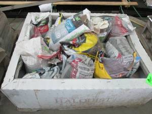 1753 Pounds of assorted grey polyme...