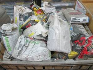 1028 Pounds of misc. grey polymeric...