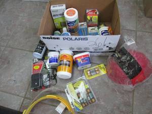 Assorted hardware and chemicals...