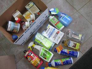 Assorted hardware and chemicals...