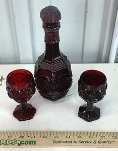 lot 2285 image: Avon DecanterGlasses Set