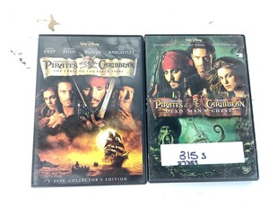 lot 2315 image: Pirates of the Caribbean DVDs