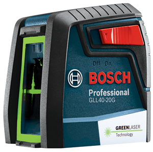 lot A262 image: Bosch Green-Beam Cross-Line Laser (NIB)