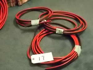 lot 17 image: Lot of 3 - 21 foot, 11 foot & 9 foo...