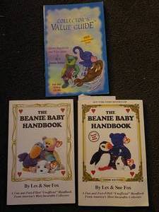 lot 68 image: 3 Beanie Baby Books...