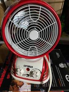 lot 79 image: Retro design oscillating fan heater...