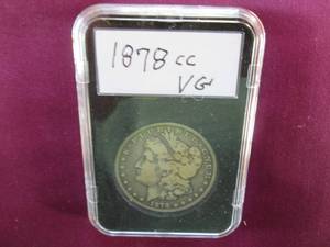 lot 2 image: 1878 CC Carson City Morgan Dollar V...