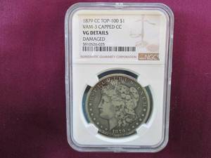 lot 4 image: 1879 CC Carson City Morgan Dollar G...