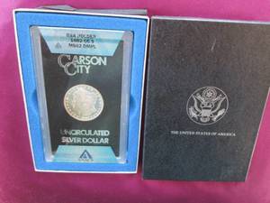 lot 7 image: 1882 CC Carson City Morgan Dollar U...