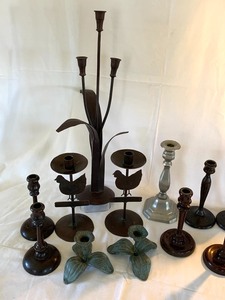 lot 26 image: Decorative Candle Holders