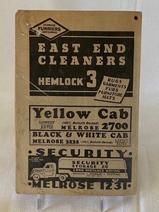 lot 29 image: 1938 Duluth, MN Telephone Directory