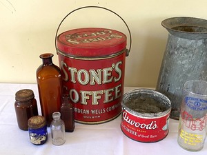 lot 40 image: Stones Coffee Tin and More