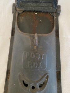 lot 49 image: Vintage Metal Mailbox